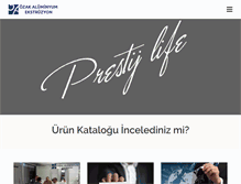 Tablet Screenshot of ozakaluminyum.com
